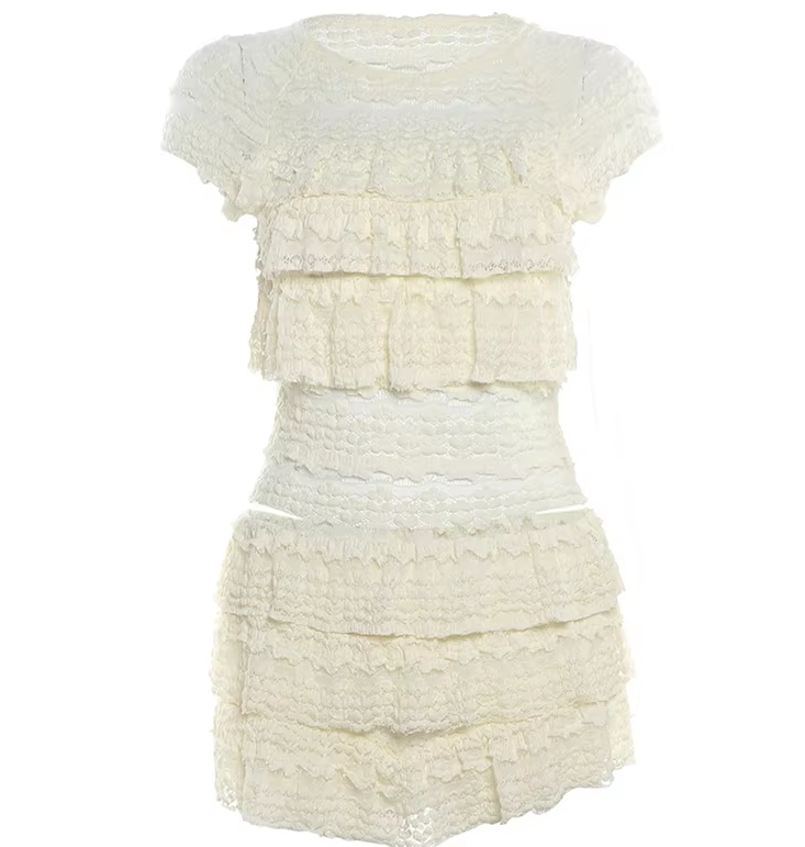 Tiered Ruffle Matching Set